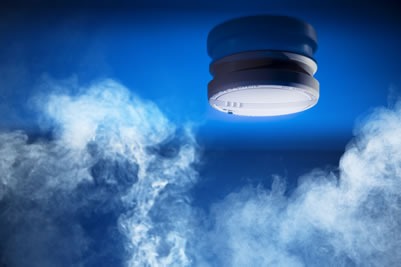 Optical smoke detectors may give a false sense of safety at night